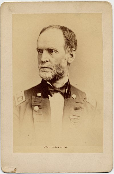 William Tecumseh Sherman (1820-91), Union Army General, Commander-in-Chief, US Army by American Photographer